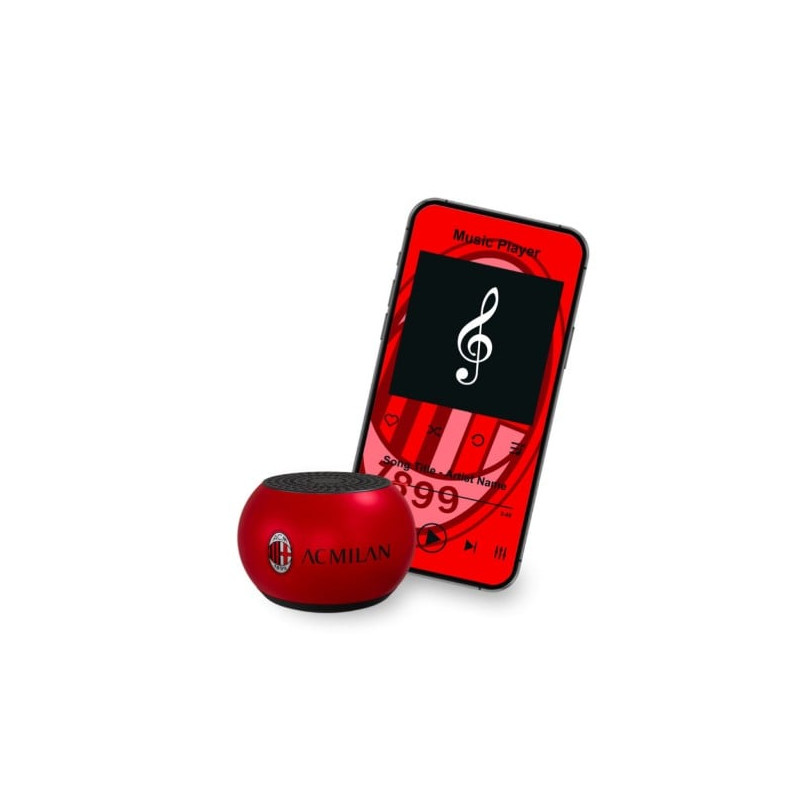 Altoparlante techmade ac milan bluetooth [tm-xvm3-mil]