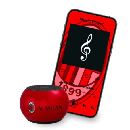 Altoparlante techmade ac milan bluetooth [tm-xvm3-mil]
