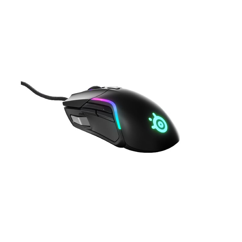 Mouse da gioco steelseries rival 5 ottico cablato usb-a dx 1800dpi