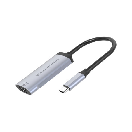 Adattatore conceptronic abby23g usb tipo-c argento [abby23g]