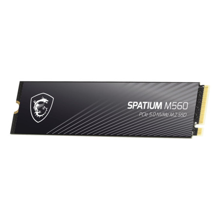 Ssd 2tb msi spatium m560 m.2 r:10300mbps w:8700mbps nero [s78-440q940-p83]