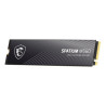 Ssd 2tb msi spatium m560 m.2 r:10300mbps w:8700mbps nero [s78-440q940-p83]