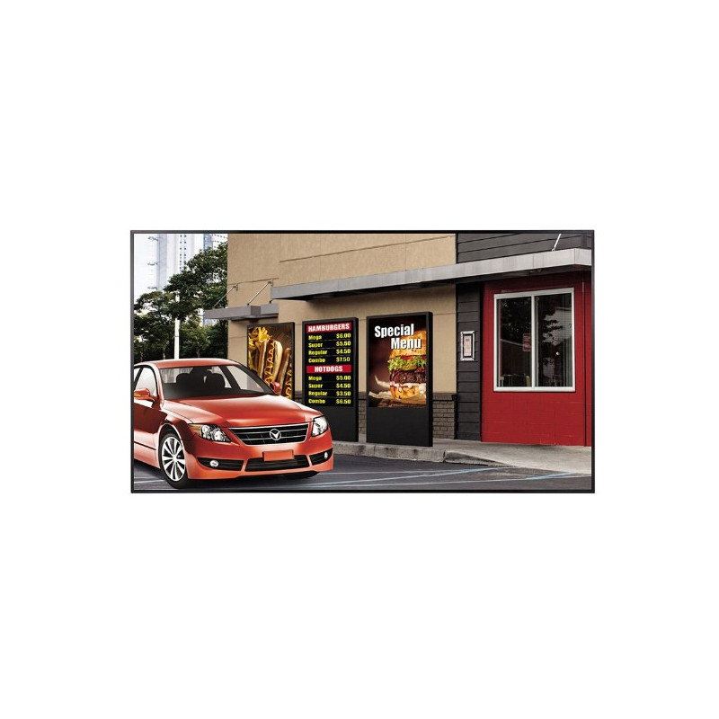 Monitor digital signage led 75'' lg 75xf3p-b 4k ultra