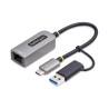 Adattatore di rete startech.com da usb tipo c a ethernet con dongle