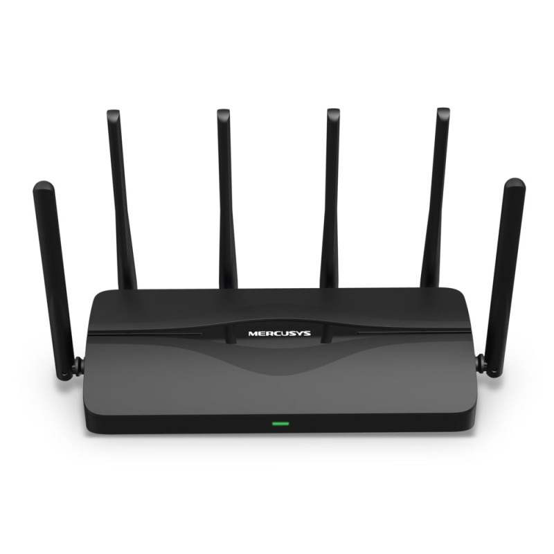 Router mercusys be9300 wifi 7 tri-band 9214mbps nero [mr47be]