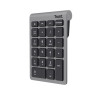 Tastiera numerica trust xalax wireless numpad argento [25709]