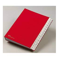 Classificatore monitore fraschini 1/12 formato 24x34cm rosso art.