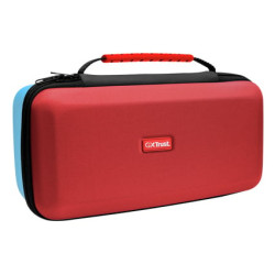Custodia rigida trust gxt 1252 xl per nintendo switch 2 rosso [25764]