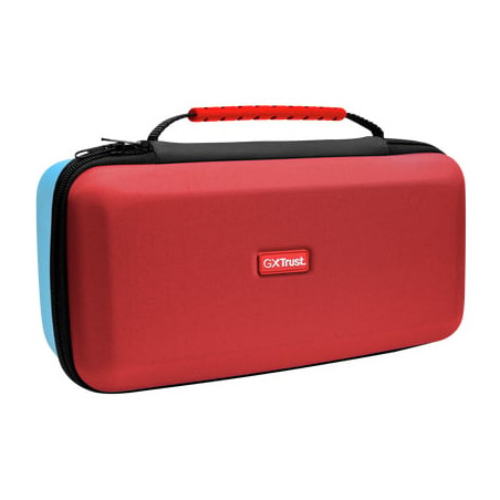 Custodia rigida trust gxt 1252 xl per nintendo switch 2 rosso [25764]