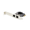 scheda di rete startech.com st1000spexd4t 2 porte pcie 1000mbps nero
