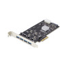 Scheda pcie startech.com p5q4a-usb-card 4 porte usb 3.2 5gbps
