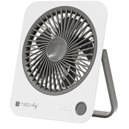 Ventilatore portatile techly ic-fan-dsk1wg da tavolo pieghevole