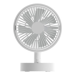 Ventilatore portatile techly ic-fan-dsk2w da tavolo rotante