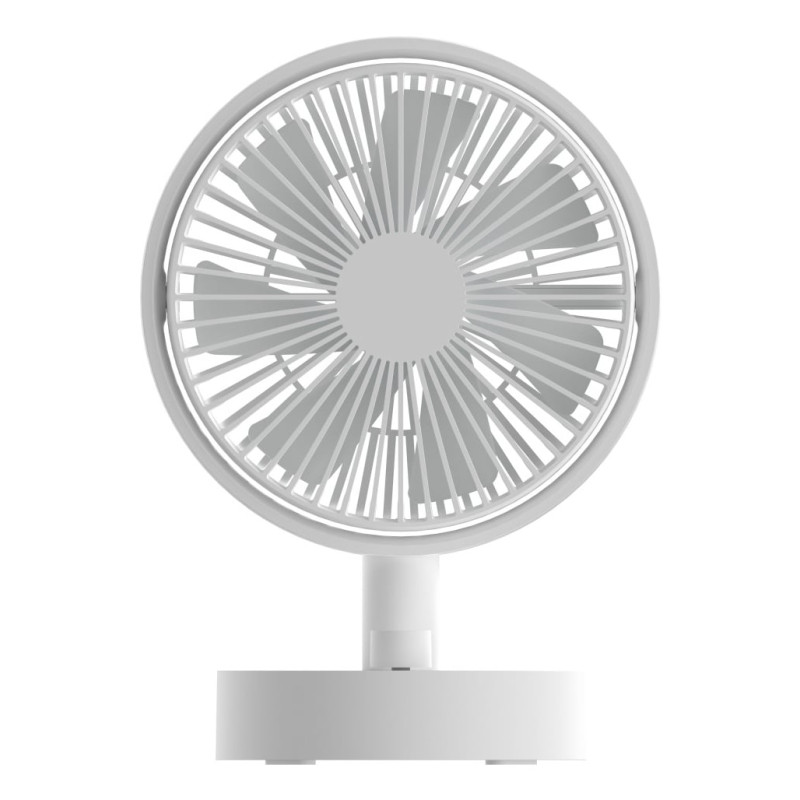 Ventilatore portatile techly ic-fan-dsk2w da tavolo rotante