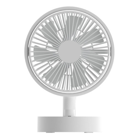 Ventilatore portatile techly ic-fan-dsk2w da tavolo rotante