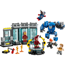 Set da costruzione lego 76315 marvel super heroes laboratorio di