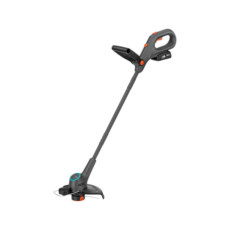 Tagliabordi a batteria gardena easytrim 25/18v p4a 2.0ah grigio/turchese