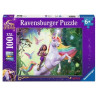 Puzzle ravensburger unicorn academy - sophia e wildstar (100