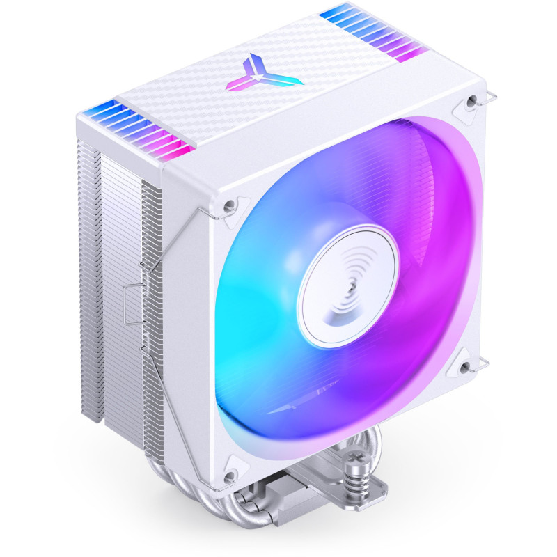 Dissipatore cpu a ventola jonsbo cr-1000max rgb 120mm bianco