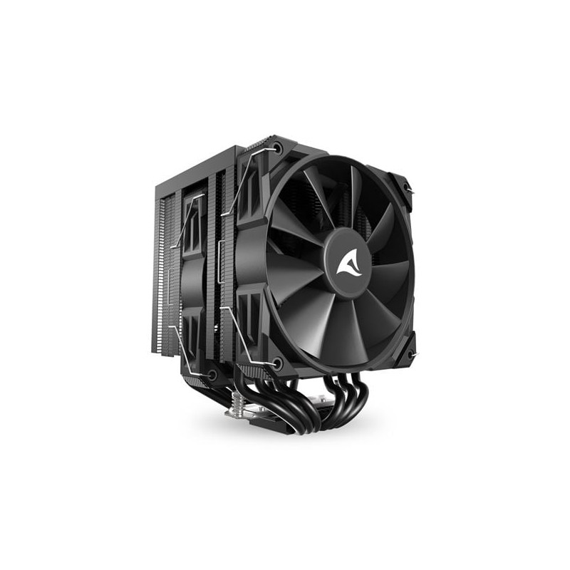 Dissipatore cpu a ventola sharkoon a60 120mm nero [4044951042043]