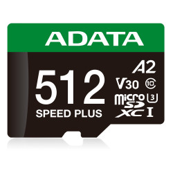 512gb scheda microsdxc adata speed plus uhs-i u3 class 10 v30