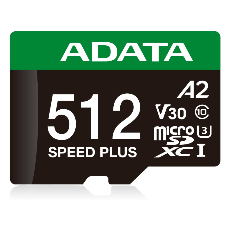 512gb scheda microsdxc adata speed plus uhs-i u3 class 10 v30