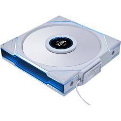 Ventola 140x140 lian li uni fan tl lcd wireless argb 140mm bianco