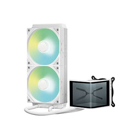 Dissipatore cpu a liquido tryx panorama se argb aio 240mm bianco