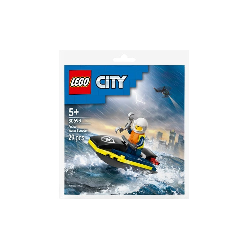 Lego 30693 scooter acquatico della polizia multicolore 23pz [wplgps0ue030693]