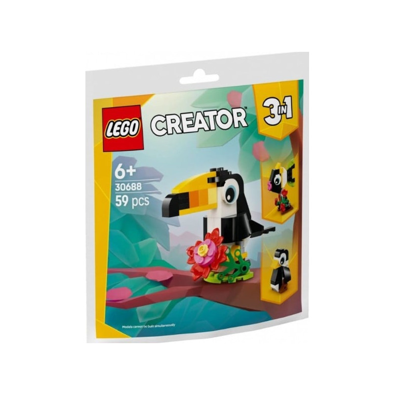 Lego creator 30688 ttucano tropicale 3in1 multicolore [wplgps0uf030688]