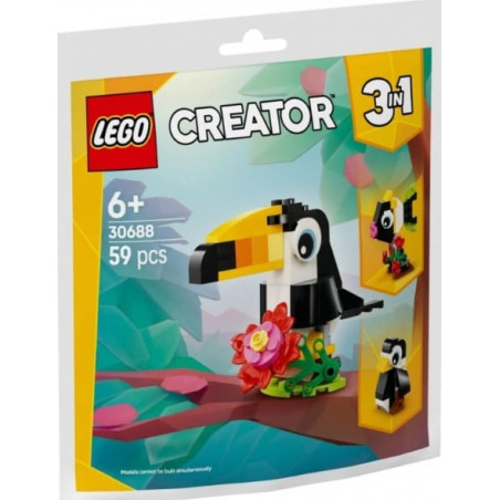Lego creator 30688 ttucano tropicale 3in1 multicolore [wplgps0uf030688]