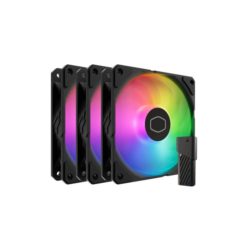 Ventola 120x120 cooler master sickleflow edge 120 argb confezione