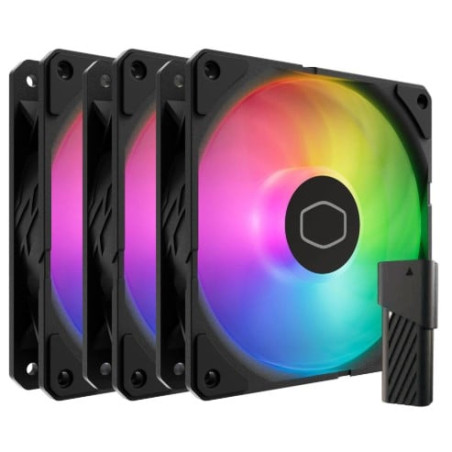 Ventola 120x120 cooler master sickleflow edge 120 argb confezione