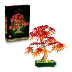 Set di costruzione lego icons 10348 botanicals bonsai di acero rosso