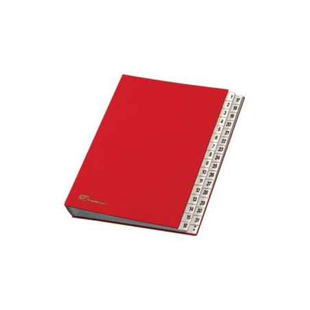 Classificatore monitore fraschini 1/31 formato 24x34cm rosso art.