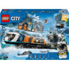 Set di costruzione lego city 60470 explorers treno polare artico