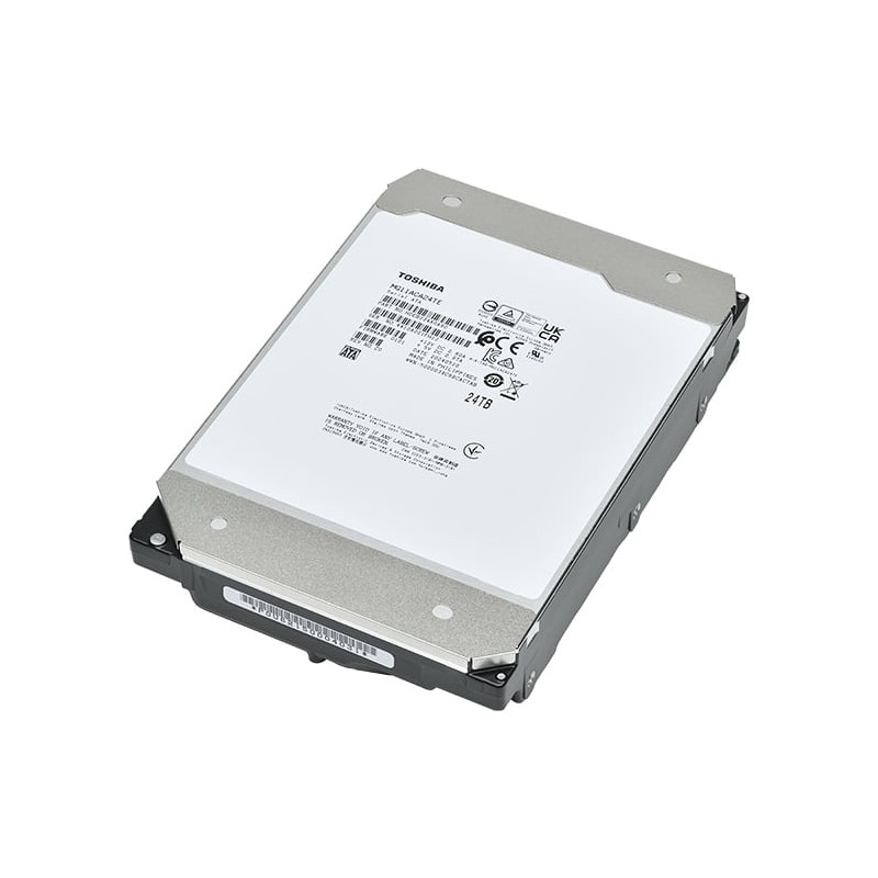 Hard disk 3.5 24tb toshiba mg11aca24te serial ata iii argento/nero