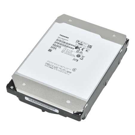 Hard disk 3.5 24tb toshiba mg11aca24te serial ata iii argento/nero
