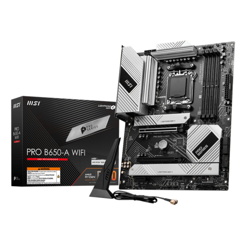 Scheda madre amd msi pro b650-a am5 atx 4xddr5 [pro b650-a