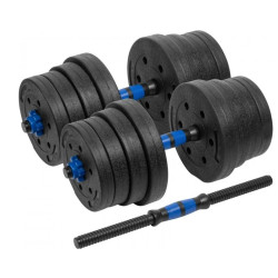 Manubro rebel active regolabili bituminosi con connettore 30kg nero