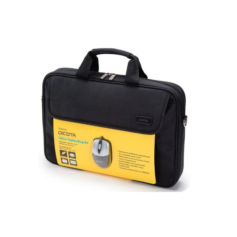 Borsa per notebook dicota value kit tasche + mouse 39,6 cm (15,6")