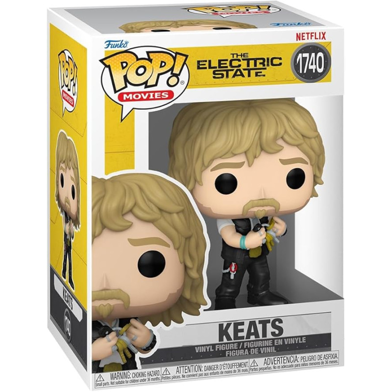 Figurina funko movies the electric state keats 9cm nero [1740]