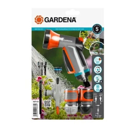 Pistola irrigazione gardena 18274-20 grigio chiaro/arancione