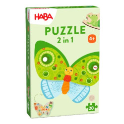 Puzzle haba 2 in 1 farfalla [2010075001]