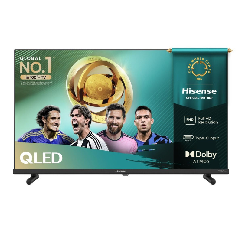 Tv qled 40'' hisense 40a59q serie a5q full hd 1920x1080p/smart