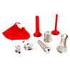 Set accessori tre spade per tritacarne n.8 young [tre spade]