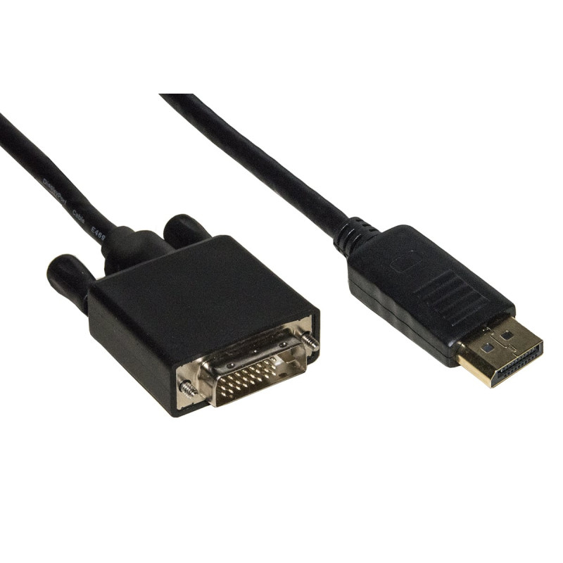 Cavo displayport link lkcdpdvi30 da dp masc a dvi masc 3m nero [lkcdpdvi30]