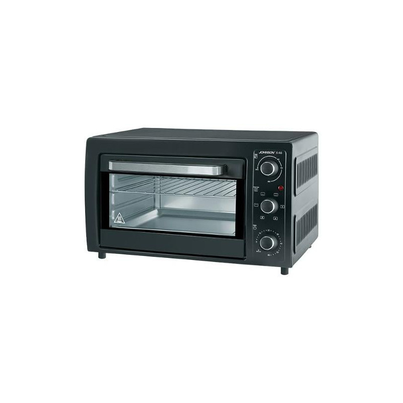 Forno elettrico johnson x48 statico e ventilato 56cm 48l 2000w nero