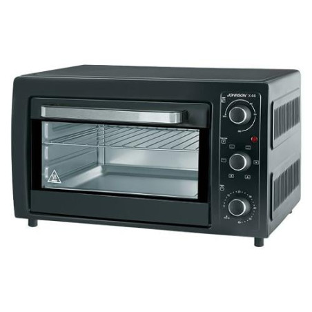 Forno elettrico johnson x48 statico e ventilato 56cm 48l 2000w nero