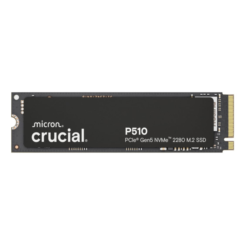Ssd 1tb crucial p510 m.2 gen5 2280 nero [ct1000p510ssd8]